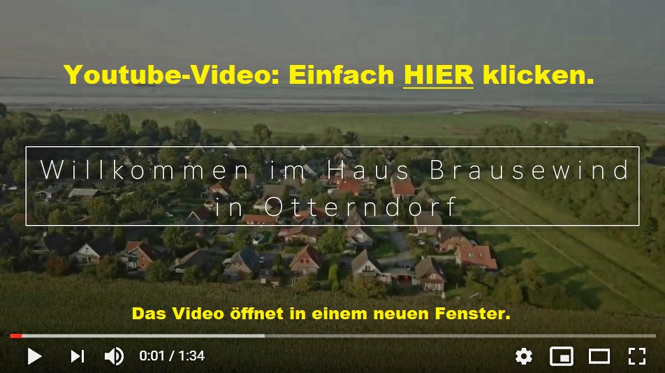 Video zum Ferienhaus Brausewind im Nordseebad Otterndorf.